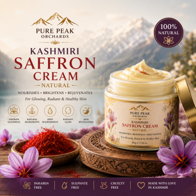 Kashmiri Saffron Cream – 100% Natural